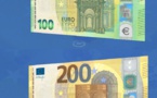 Voici les nouveaux billets de 100 et 200 euros